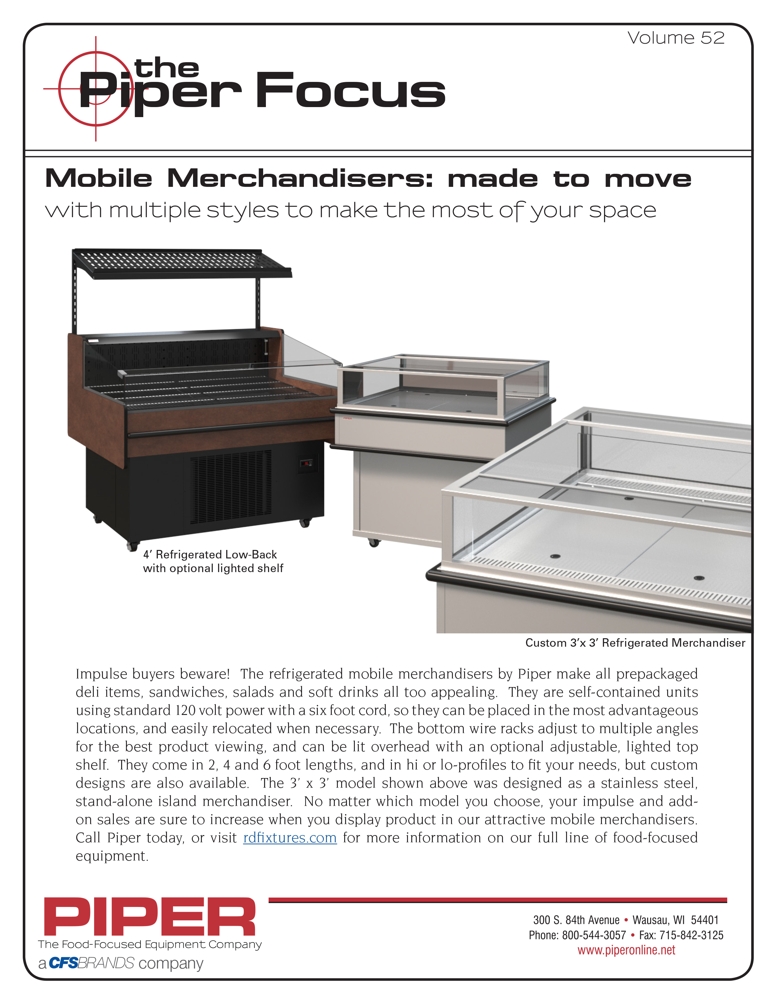 Piper Focus Mobile Merchandisers: Made to Move